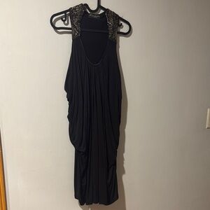 ALLSAINTS• draped jeweled dress